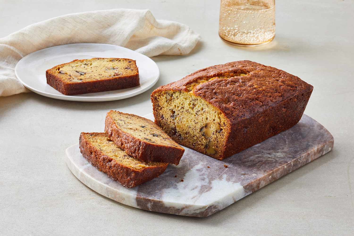 Moist Oven-Baked Banana Bread with Dark Chocolate Chips