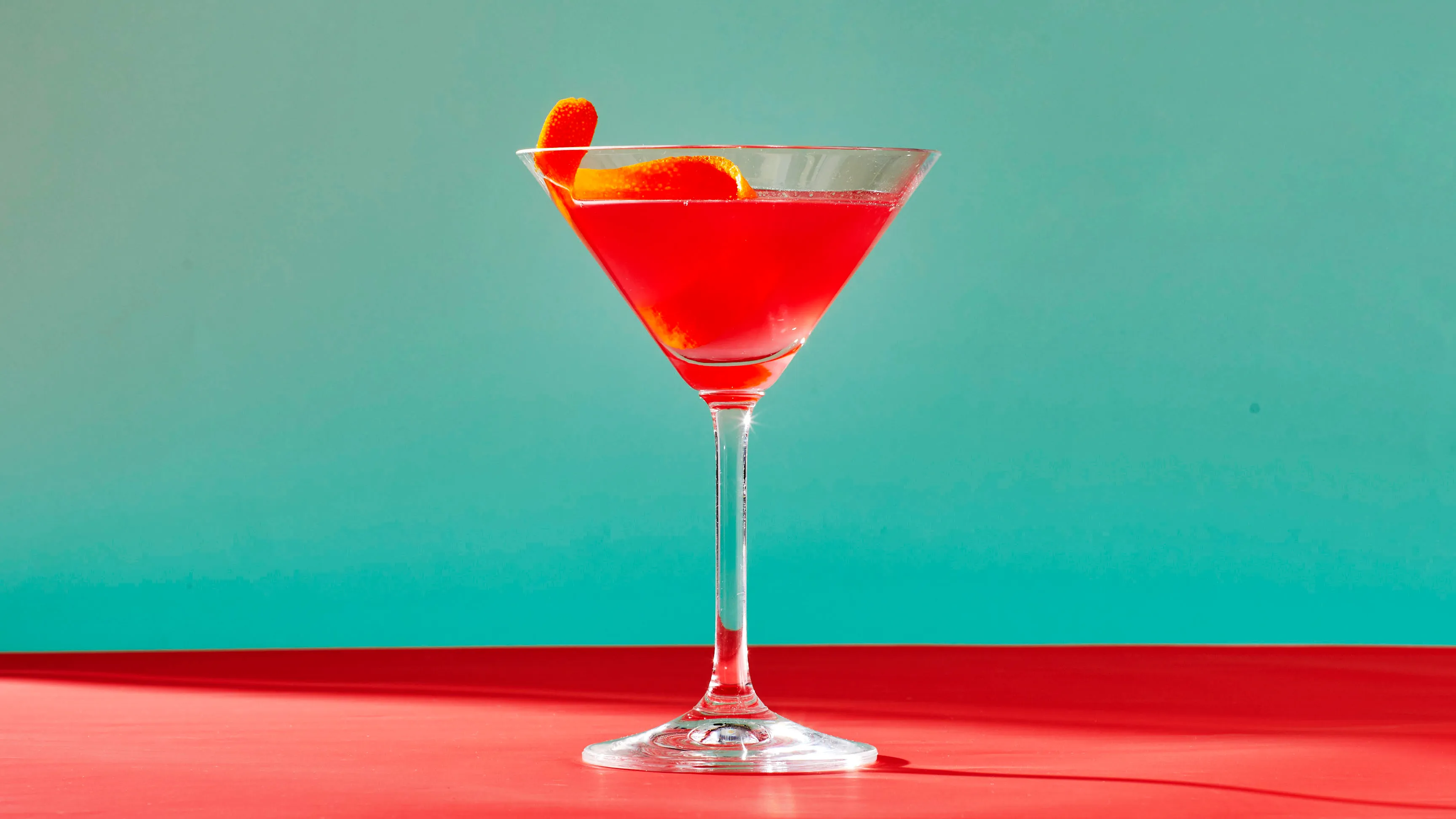 Classic Cranberry Cosmopolitan with Fresh Lime Zest