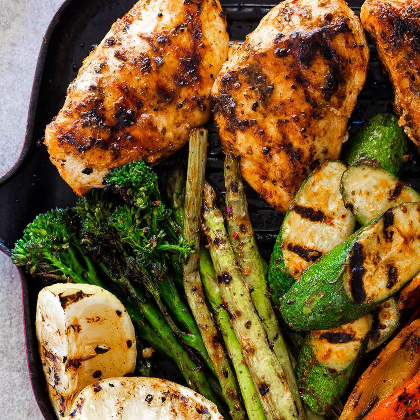 Grilled Chicken and Veggies