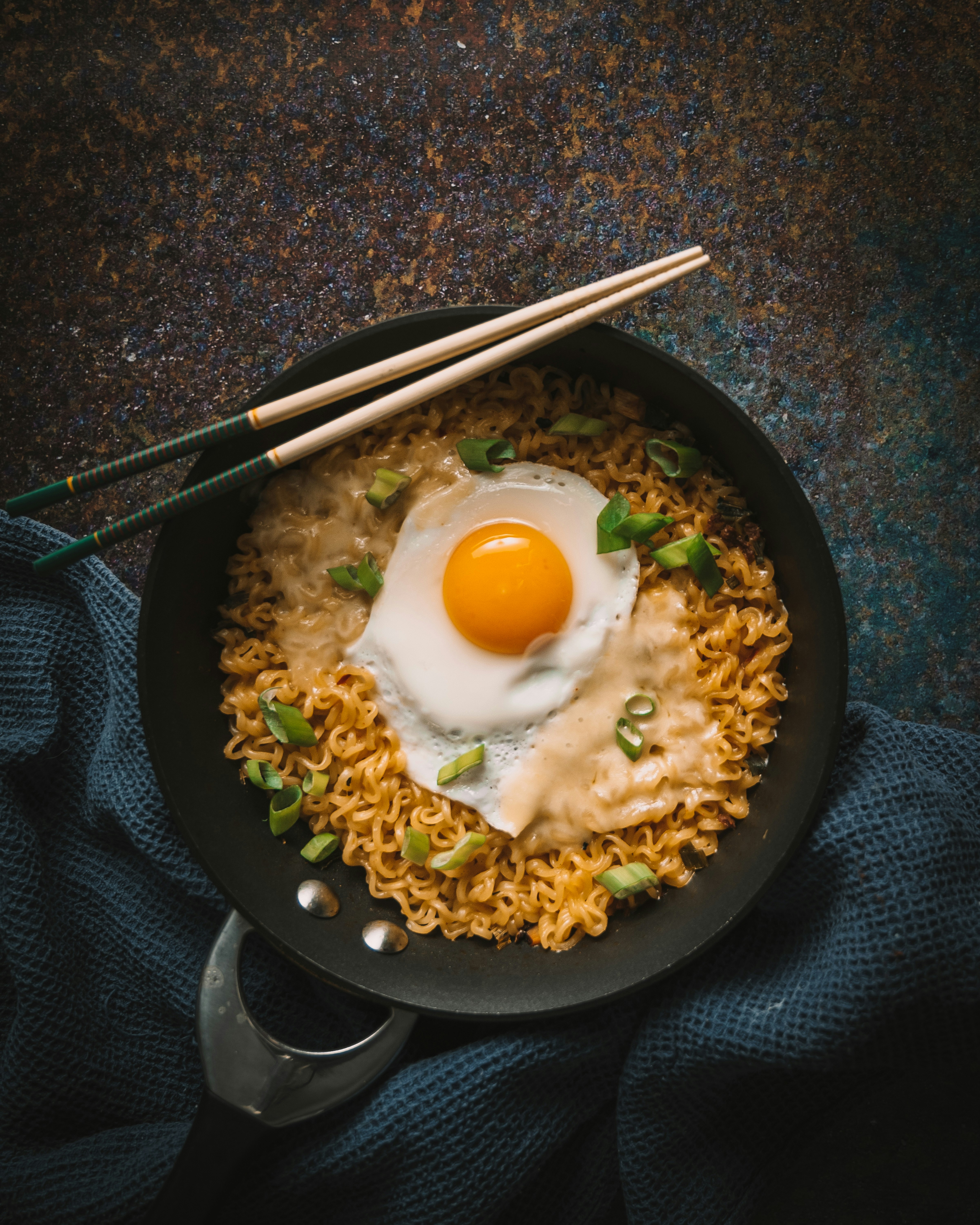 Savory Japanese Ramen with Crispy Fried Egg