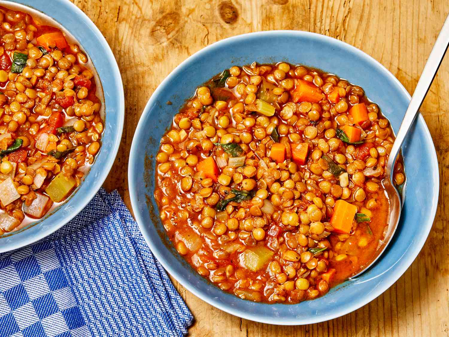 Hearty Slow-Cooked Lentil Soup with Fresh Vegetables