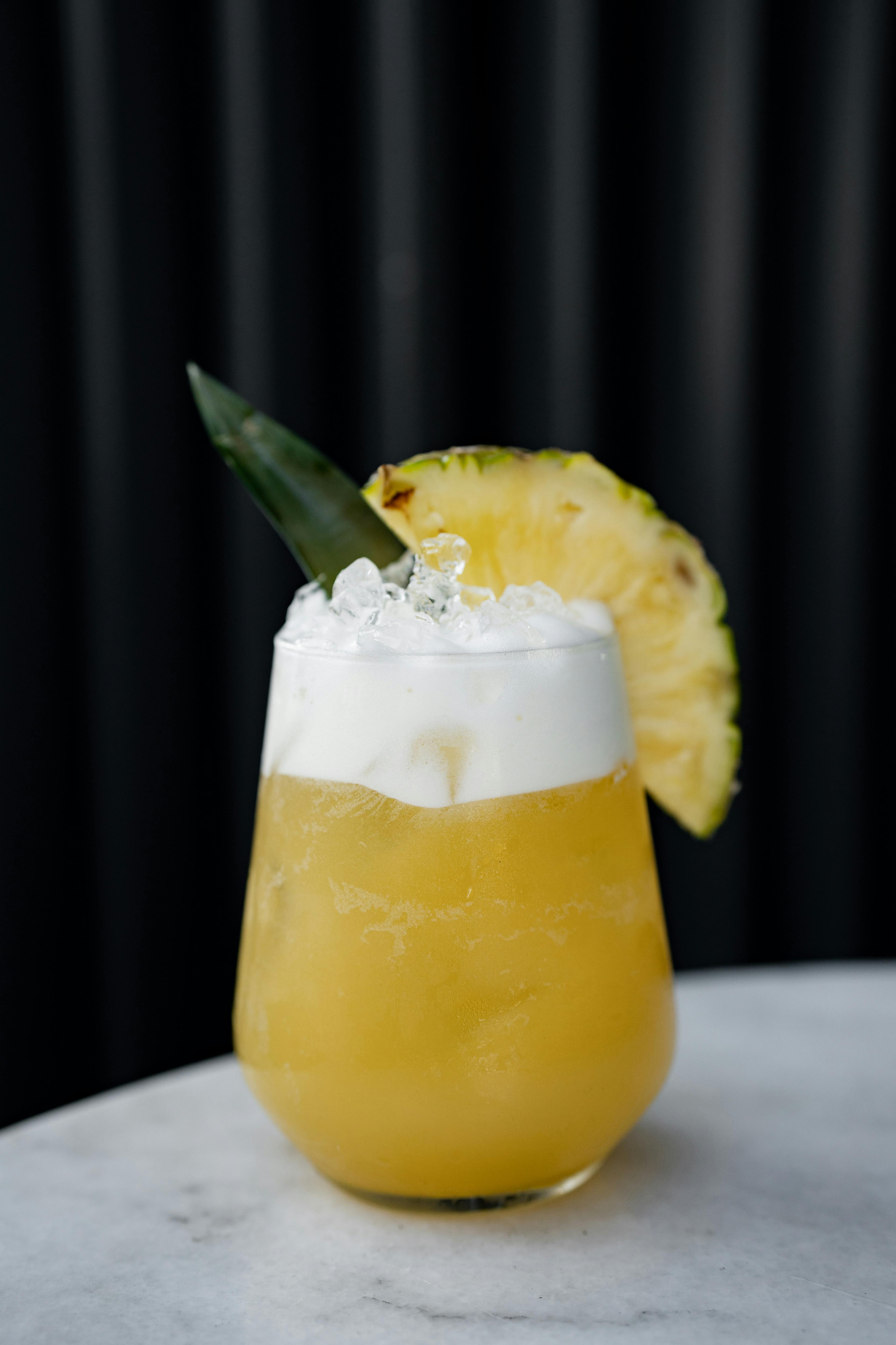 Creamy Tropical Pina Colada with Fresh Pineapple