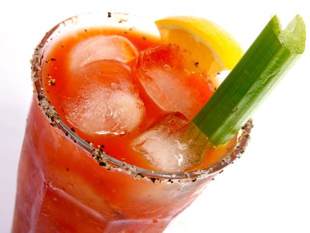 Spicy Vodka Bloody Mary with Pickle Brine