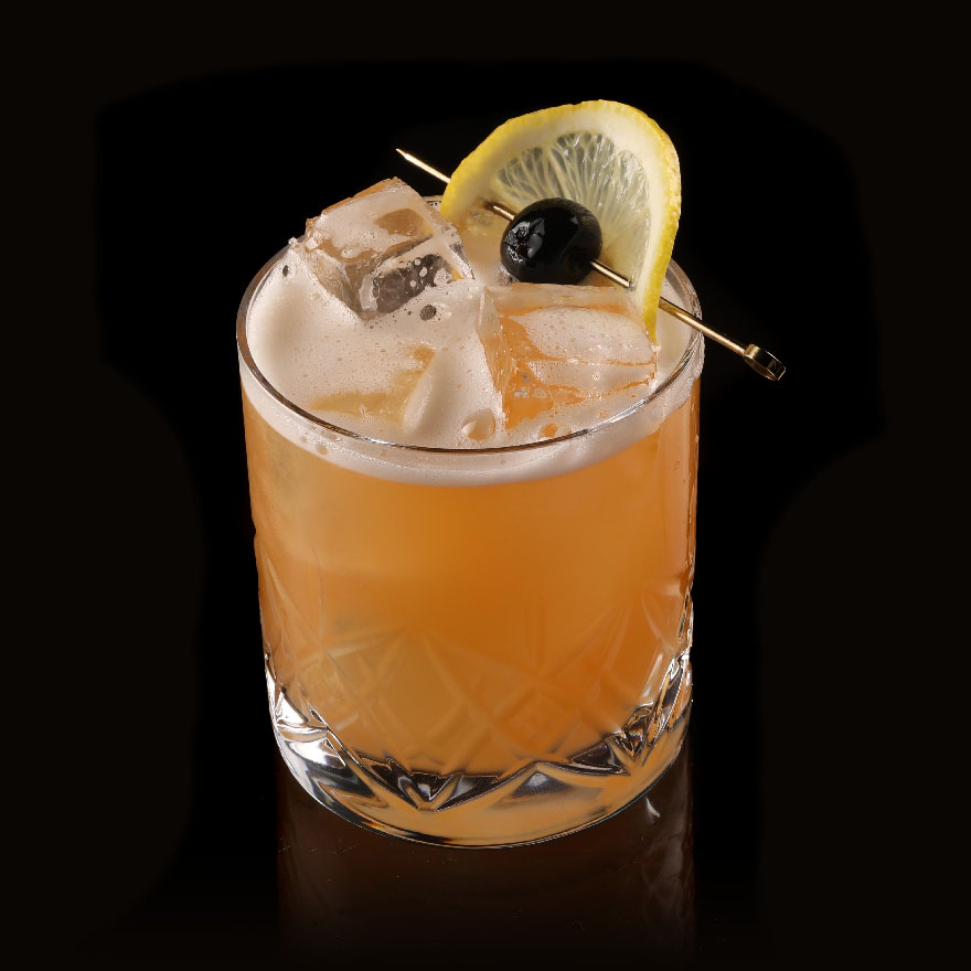 Perfectly Balanced Classic Whiskey Sour with Fresh Citrus