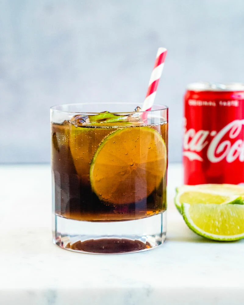 Classic Whisky and Coke with a Refreshing Citrus Twist